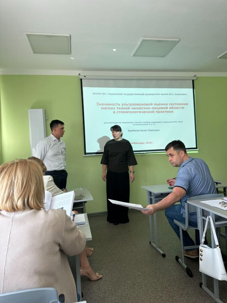 Состоялась апробация научной работы аспиранта 3 курса на соискание ученой степени кандидата медицинских наук